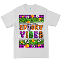 Dove Grey Halloween Spooky Vibes Premium Tee - Artiststas