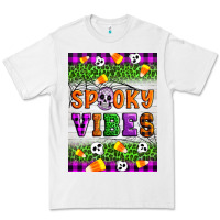 White Halloween Spooky Vibes Premium Tee - Artiststas