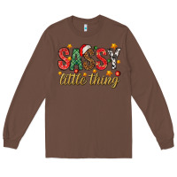 Chestnut Sassy litte thing Long Sleeve Tee - NancyCooperArtShop
