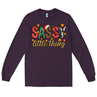 Plum Sassy litte thing Long Sleeve Tee - NancyCooperArtShop