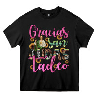 Black gracias san judas tadeo Heavy Core Tee - JahusDesignShop