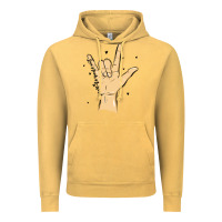 Vintage Mustard love needs no words Vintage Hoodie - MaliasSmallBusiness