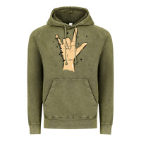 Vintage Olive love needs no words Vintage Hoodie - MaliasSmallBusiness