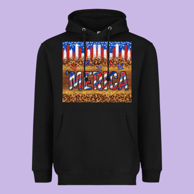 'merica Heavyweight Hoodie Designed By Tumblerdesignbyshophia