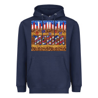 Navy 'merica Heavyweight Hoodie - TumblerDesignByShophia