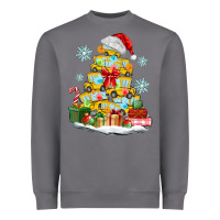 Storm christmas tree with school bus Heavyweight Sweatshirt - MaliasSmallBusiness