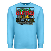 Ocean Blue young gifted and black Premium Sweatshirt - CowGirlArtShop
