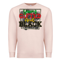 Pale Pink young gifted and black Premium Sweatshirt - CowGirlArtShop