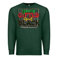 Sports Green young gifted and black Premium Sweatshirt - CowGirlArtShop