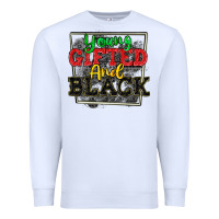 White young gifted and black Premium Sweatshirt - CowGirlArtShop