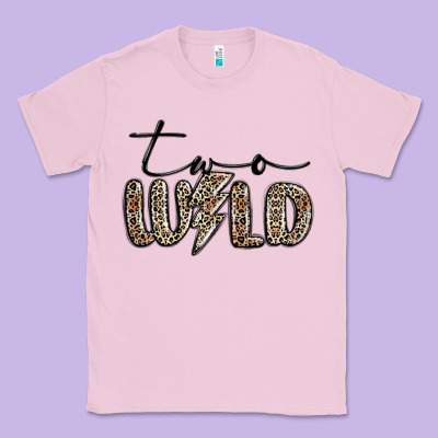 Two Wild Classic Tee Designed By Maliassmallbusiness
