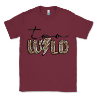 Burgundy two wild Classic Tee - MaliasSmallBusiness