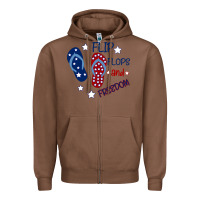 Chestnut Flip Flops and Freedom Zipper Hoodie - Bettercallsaul