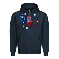 Navy Flip Flops and Freedom Zipper Hoodie - Bettercallsaul