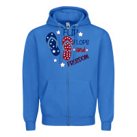 True Royal Flip Flops and Freedom Zipper Hoodie - Bettercallsaul