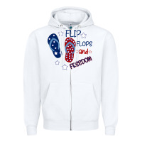 White Flip Flops and Freedom Zipper Hoodie - Bettercallsaul
