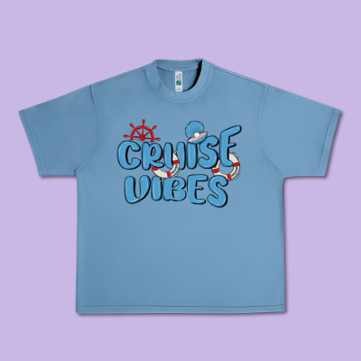 Cruise Vibes Urban Heavy Tee Designed By Maliassmallbusiness