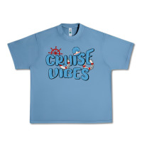 Pebble Blue cruise vibes Urban Heavy Tee - MaliasSmallBusiness