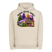 Pigment French Oak mardi gras hanging with my gnomies Urban Hoodie - FaDigitalArtStudio