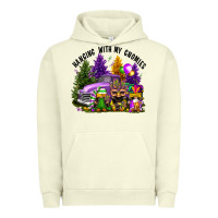 Pigment Pistachio mardi gras hanging with my gnomies Urban Hoodie - FaDigitalArtStudio