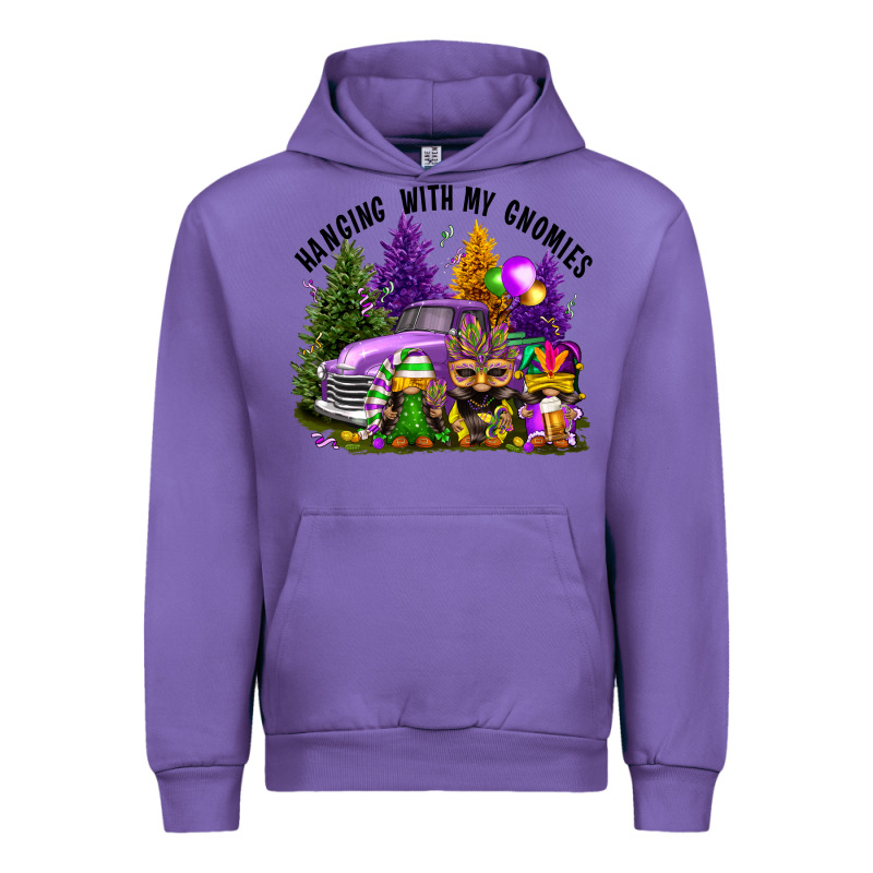 Mardi Gras Hanging With My Gnomies Urban Hoodie by FaDigitalArtStudio | Teevron
