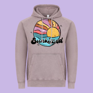 Sunkissed Vintage Hoodie Designed By Maliassmallbusiness