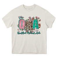 Cream qma qualified medical aide Heavy Core Tee - AdoDesignShop