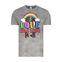 Cloud Rock all for love and love for all Vintage Tee - MaliasSmallBusiness