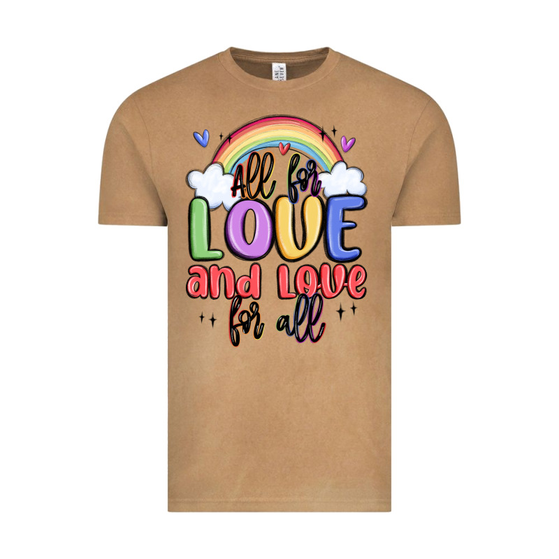 All For Love And Love For All Vintage Tee by MaliasSmallBusiness | Teevron