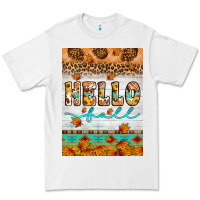 White Hello fall Premium Tee - Artiststas