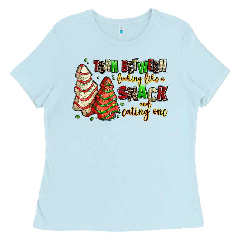 Torn Between Looking Like A Snack And Eating One Ladies Tee by AdoDesignShop | Teevron