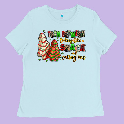 Torn Between Looking Like A Snack And Eating One Ladies Tee Designed By Adodesignshop