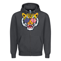 Smoke America Merica Tiger Zipper Hoodie - Bettercallsaul