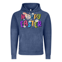 Vintage Denim easter Vintage Hoodie - MaliasSmallBusiness