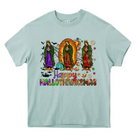 Arona our lady of guadalupe happy hallothanksmas Heavy Core Tee - JahusDesignShop