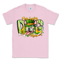 Bubblegum Pink st patricks day dog mom Classic Tee - CowhideDigitalArt