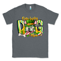 Charcoal Heather st patricks day dog mom Classic Tee - CowhideDigitalArt