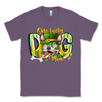 Lavender st patricks day dog mom Classic Tee - CowhideDigitalArt