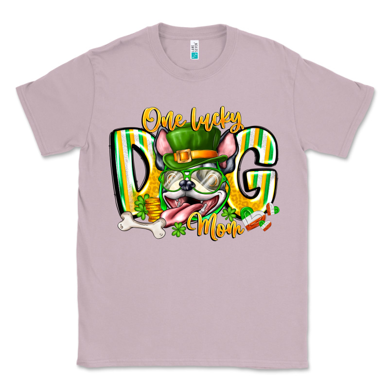St Patricks Day Dog Mom Classic Tee by CowhideDigitalArt | Teevron