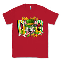 Red st patricks day dog mom Classic Tee - CowhideDigitalArt