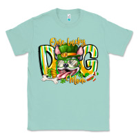 Seafoam st patricks day dog mom Classic Tee - CowhideDigitalArt