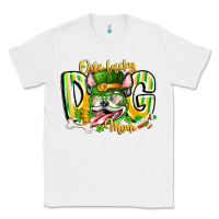 White st patricks day dog mom Classic Tee - CowhideDigitalArt
