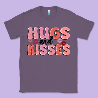 Hugs And Kisses Classic Tee Designed By Maliassmallbusiness