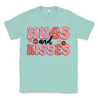Seafoam hugs and kisses Classic Tee - MaliasSmallBusiness