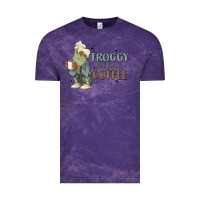 Cloud Purple froggy before coffee Vintage Tee - MaliasSmallBusiness