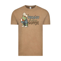 Vintage Coffee froggy before coffee Vintage Tee - MaliasSmallBusiness