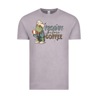 Vintage Zinc froggy before coffee Vintage Tee - MaliasSmallBusiness