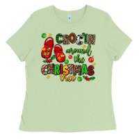 Matcha Croc'in around the christmas tree Ladies Tee - AdoDesignShop