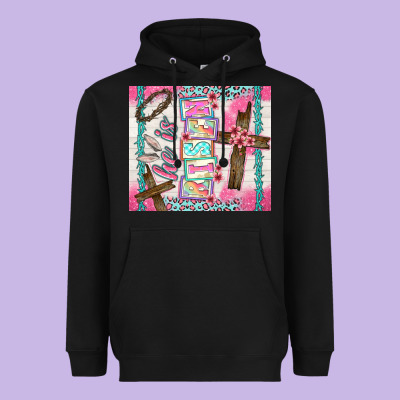 He Is Risen Heavyweight Hoodie Designed By Tumblerdesignbyshophia