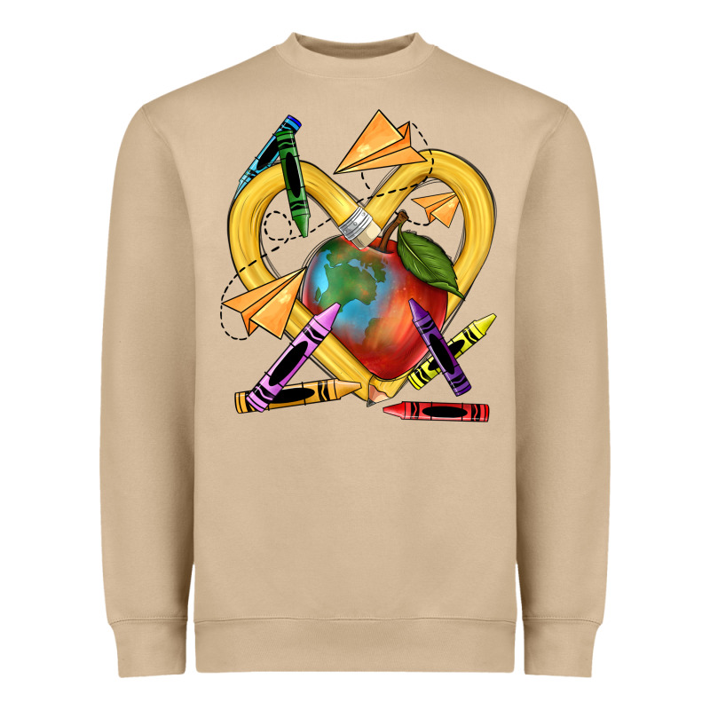 Heart Pencil Heavyweight Sweatshirt by NancyCooperArtShop | Teevron